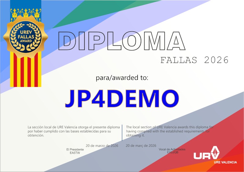 Fallas Award 2026 JP4DEMOlt
